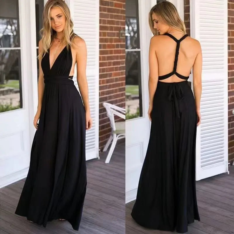 Vestido Maxi Convertible Multiway