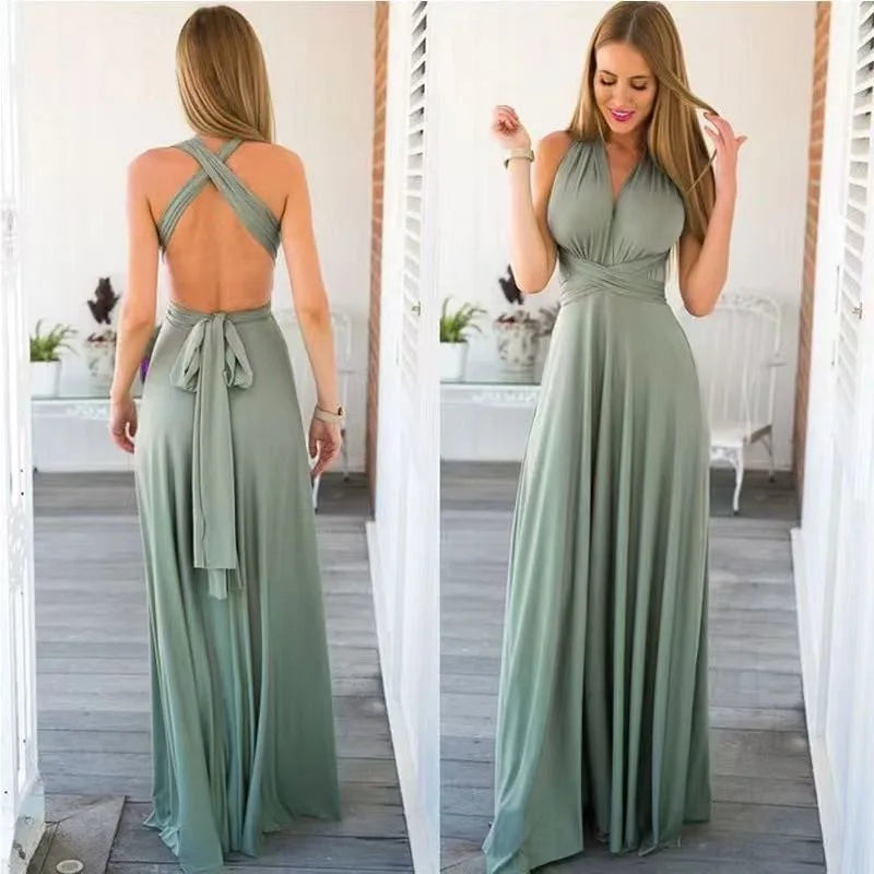 Vestido Maxi Convertible Multiway