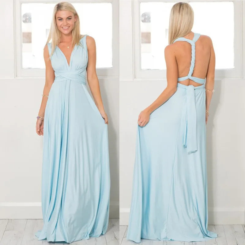Vestido Maxi Convertible Multiway